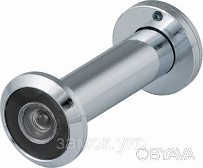 Глазок дверной Fuaro пластиковая оптика DVZ2 16/200/60x100 CP Хром 
 Глазок двер. . фото 1
