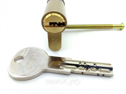 Iseo R7 90мм 30/60 ключ/ключ латунь 
 
Цилиндр от итальянского бренда ISEO (Исео. . фото 5