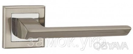  Ручка дверная на розетке Punto Blade QL SNCP-3 матовый никель / хром
Характерис. . фото 1