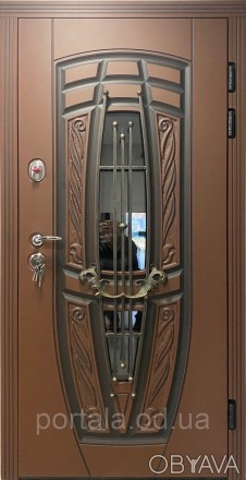 Входная дверь "Портала" (серия Premium RAL), с влагостойкой МДФ, наружное - покр. . фото 1