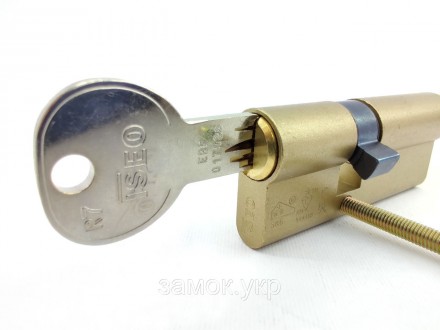 Iseo R7 80мм 30/50 ключ/ключ латунь 
 
Цилиндр от итальянского бренда ISEO (Исео. . фото 4