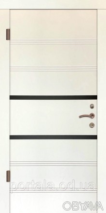 Входная дверь квартиры "Портала" серия Трио ― модель Глазго 1 (Три контура) с вс. . фото 1