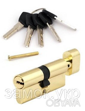 Цилиндр Avers DM-70-C-G ключ/тумблер золото (Китай)
 
Цилиндры серии DМ с профил. . фото 1