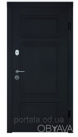 
Уличные двери серии "Концепт" - МДФ-накладка, окрашенная полиуретановой краской. . фото 1