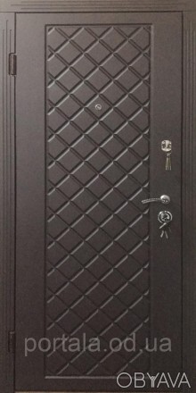 Уличные двери серии "Концепт" - МДФ-накладка, окрашенная полиуретановой краской . . фото 1