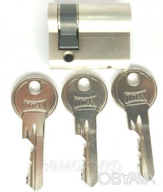 Titan K1 ключ/половинка 
 
TITAN K1 – цилиндры стандарта DIN с классическим англ. . фото 1