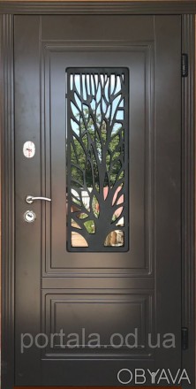 Входная бронированная дверь "Портала" серии "Люкс RAL NEW" модель S-3 "Дерево"(с. . фото 1