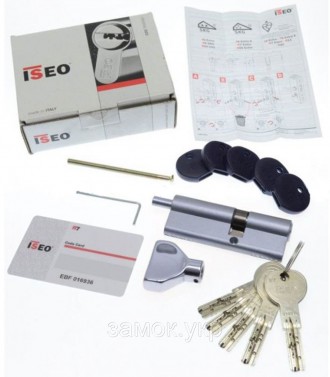 Iseo R7 70мм 40х30 ключ/тумблер никель 
 
Цилиндр от итальянского бренда ISEO (И. . фото 7