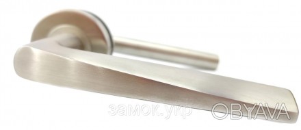  Ручка дверная ROSTEX PARMA ES52 mov-mov нержавеющая сталь матовая универсальное. . фото 1