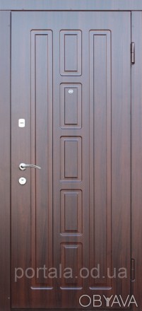 Входные бронированные двери для квартирного использования - модель Квадро "Люкс . . фото 1