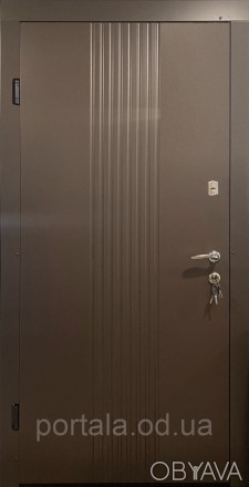 Входная бронированная дверь "Портала" серии "Комфорт" модель Лайн 2, для уличног. . фото 1