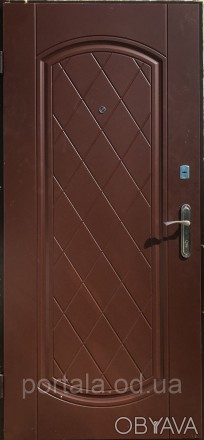 Входная бронированная дверь "Портала" серии "Комфорт" модель Шампань, для улично. . фото 1