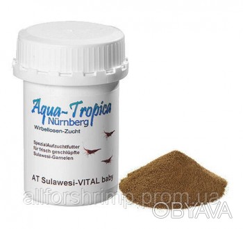  
Aqua-Tropica Sulawesi-VITAL baby - это гранулированный корм для мальков сулаве. . фото 1