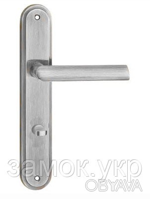Metal-Bud DARO с фиксатором WC хром
 
Metal-Bud DARO – дверная польская ручка на. . фото 1