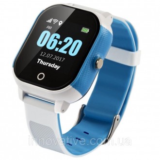 Детские смарт-часы Lemfo DF50 Ellipse Aqua с GPS трекером (Бело-голубой). Днепр. фото 1 Детские смарт-часы Lemfo DF50 Ellipse Aqua с GPS трекером (Бело-голубой). Днепр. фото 1