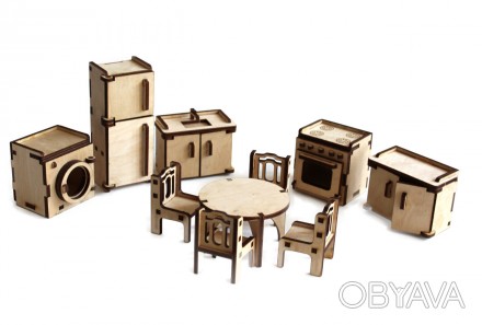 Конструктор из дерева Мебель: кухня арт 053
Игровой набор мебель поможет ребенку. . фото 1