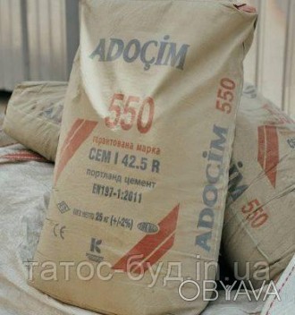 Предлагаем прямые поставки Турецкий цемент ПЦ-550, Д0 ADOCIM, 25 кг
Отличный выс. . фото 1