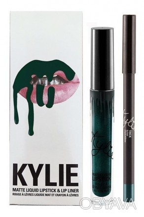 Kylie Jenner Матовая помада + карандаш USA Kristen
 
 Матовые помады от кайли дж. . фото 1