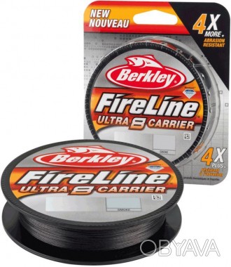 Шнур Berkley FireLine Ultra 8 Smoke - оригинальнаz плетунка высочайшего качества. . фото 1