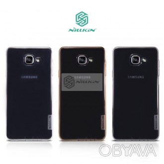 1. Samsung Galaxy A7 2016 A710. Чехол накладка. Оригинальный - Nillkin. Силикон.. . фото 1