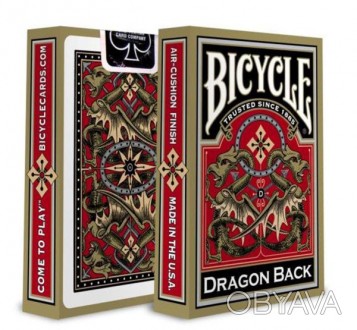 Карты Bicycle Dragon Back - популярная колода с красивым драконом на рубашке. Са. . фото 1