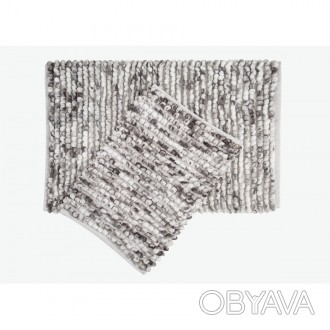 Набор ковриков Irya - Ottova 60*90+40*60 темно-серый Производитель: IRYA; Тип: К. . фото 1