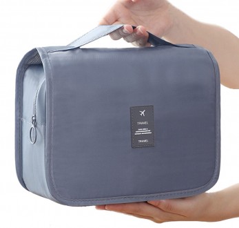 Вместительная подвесная сумочка-органайзер для набора косметики Премиум качества. . фото 2