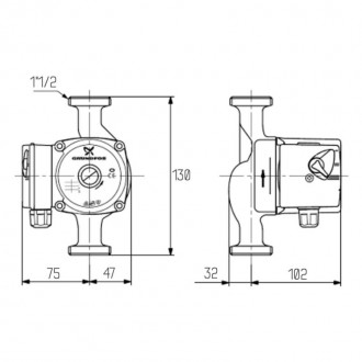 Насос Grundfos Icma 25/60 №P321. . фото 3