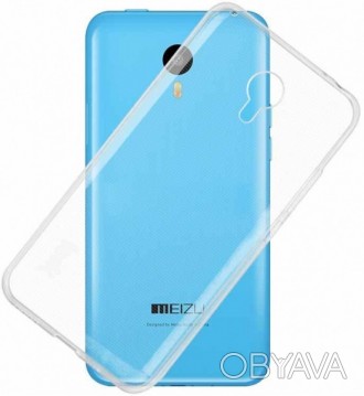 Прозрачная силиконовая накладка для Meizu M2 mini 
Брендовая накладка для Meizu . . фото 1