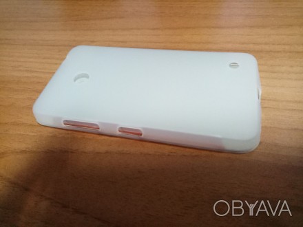  
 Чехол-бампер с soft-touch Nokia Lumia 630/635 накладка белая матовая полупроз. . фото 1