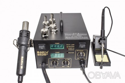 Паяльная станция BAKU BK-852D+ компрессорная, фен, паяльник
Производитель: BAKU . . фото 1