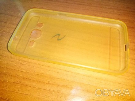 Чехол-накладка Samsung G360 G361 G3608 полупрозрачная желтая пластик + тпу
 
Пре. . фото 1