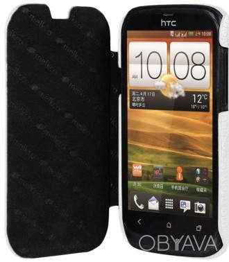 Чехол-книжка кожаная Melkco для HTC Desire V белая:
- Чехол разработан специальн. . фото 1