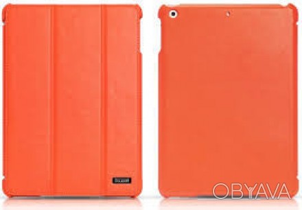 Книга-чехол iCarer для iPad Air Ultra-thin Genuine RID501 черный. голубой. корич. . фото 1