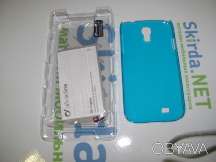 Чехол накладка для Samsung Galaxy S4 i9500 голубой пластик
Накладка Cellular Lin. . фото 1