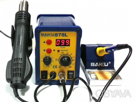 Паяльная станция BAKU BK878L фен, паяльник, цифровая индикация
Производитель: BA. . фото 1