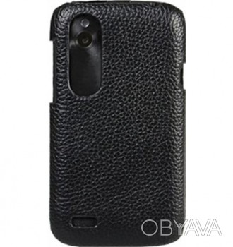 Чехол-накладка Melkco Leather Snap Cover Black for HTC Desire V T328w/X T328e (O. . фото 1