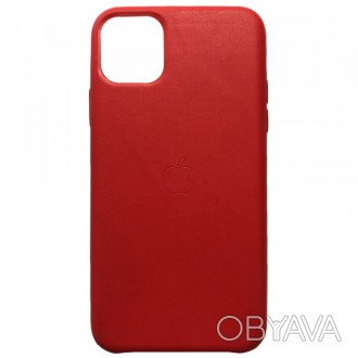 Накладка Leather Case для iPhone 11 кожаная красная
 
Хай копи. Полный аналог ор. . фото 1