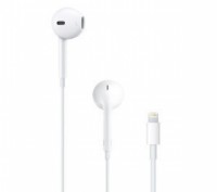 Гарнітура Apple Earpods для iphone 7 8 X lightning конектор оригінал. Київ. фото 1