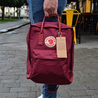 Міський рюкзак Fjallraven Kanken 16 л Classic Бордовий. Київ. фото 1 Міський рюкзак Fjallraven Kanken 16 л Classic Бордовий. Київ. фото 1