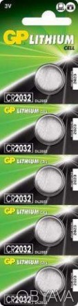 
Батарейка Lithium CR2032 GP (CR2032-U5) (5шт на блистере) упаковка
Производител. . фото 1
