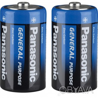 
Батарейка Panasonic GENERAL PURPOSE R20 TRAY 2 ZINK-CARBON 2 шт/уп
Производител. . фото 1