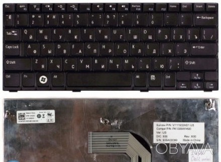 Клавиатура для ноутбуков Dell Mini 10, 1012, 1018 Series черная UA/RU/US
 
Харак. . фото 1