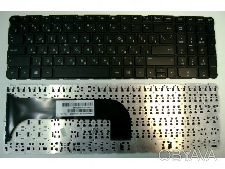 Клавиатура для ноутбуков HP Envy M6-1000, M6-1100, M6-1200 Series черная без рам. . фото 1