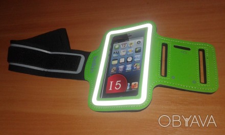 Чехол Sport на руку iPhone 6 (4.5"-5") зеленый
Тип: чехол-карман, на руку
 
Мате. . фото 1