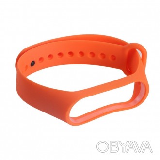 Ремінець для фітнес-браслет Xiaomi Mi Band 3 жовтогарячий