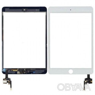 Тачскрин для APPLE iPad mini/ mini 2 белый с микросхемой и кнопкой Home Н/С
 
Пр. . фото 1