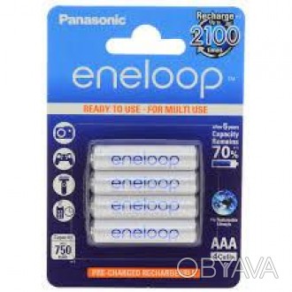 
Аккумулятор Panasonic Eneloop AAA LR03 750mAh Ni-Mh 2шт./уп.
Производитель: Pan. . фото 1