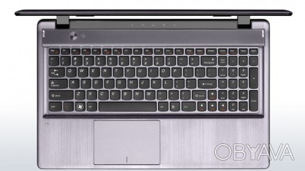 Клавиатура для ноутбуков Lenovo IdeaPad G580, V580, Z580 Series черная с черной . . фото 1