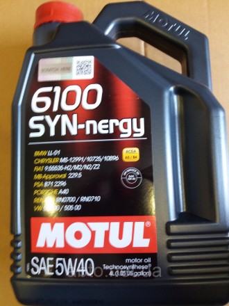 Масло моторное Motul 6100 SYN-NERGY SAE 5W40 (4L). Дніпро. фото 1 Масло моторное Motul 6100 SYN-NERGY SAE 5W40 (4L). Дніпро. фото 1